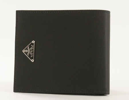 プラダ テスート 二つ折財布 ブラック M738