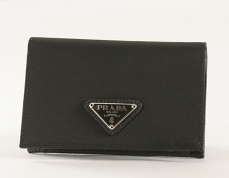 プラダ テスート 二つ折財布(札入れなし) ブラック 1M0504
