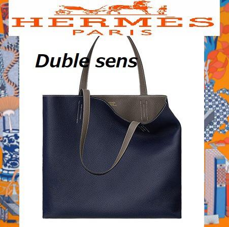 HERMES 新作 エルメススーパーコピー Double Sens 36 ハンドバッグ ショルダー 8102516