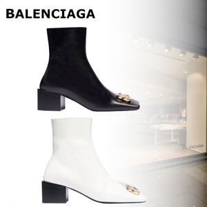 Balenciaga バレンシアガ コピー ダブル スクエア BB ジップドブーティ 579341WA9311088
