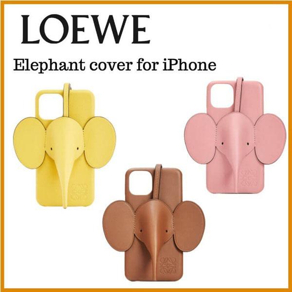 【LOEWE ロエベ iPhoneケース コピー】エレファント Elephant 水色 偽物2020101404