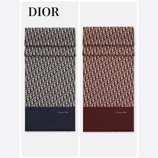 【Christian Dior】★シルク キャンバスストール 85CDO200I624