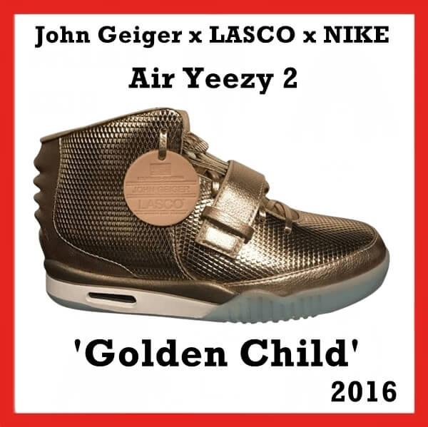 John Geiger x LASCO x ナイキ Air Yeezy 2 Golden Child 2016 GC2016YZ