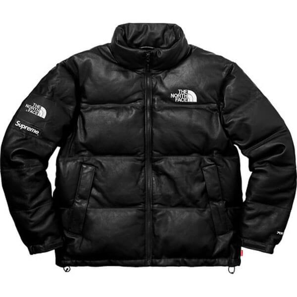 ノースフェイス シュプリーム 偽物 Supreme The North Face Leather Nuptse Jacket201116CC0199
