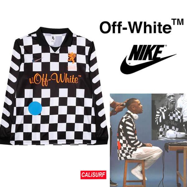 【激レアアイテム】ナイキ オフ ホワイト パーカー コピー Nike Lab x Off White コラボ Jersey shirts201116CC