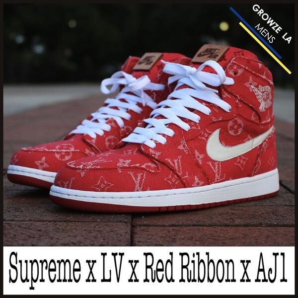 ★【ナイキ  コピー 】Red Ribbon Recon x Supreme x LV x Air Jordan 1201120AA15